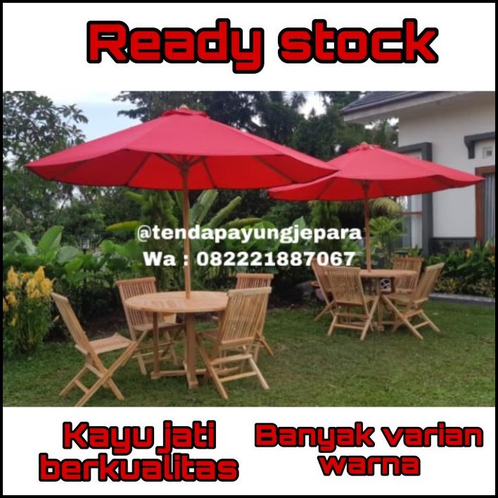 Tenda Payung Taman Kayu Jati