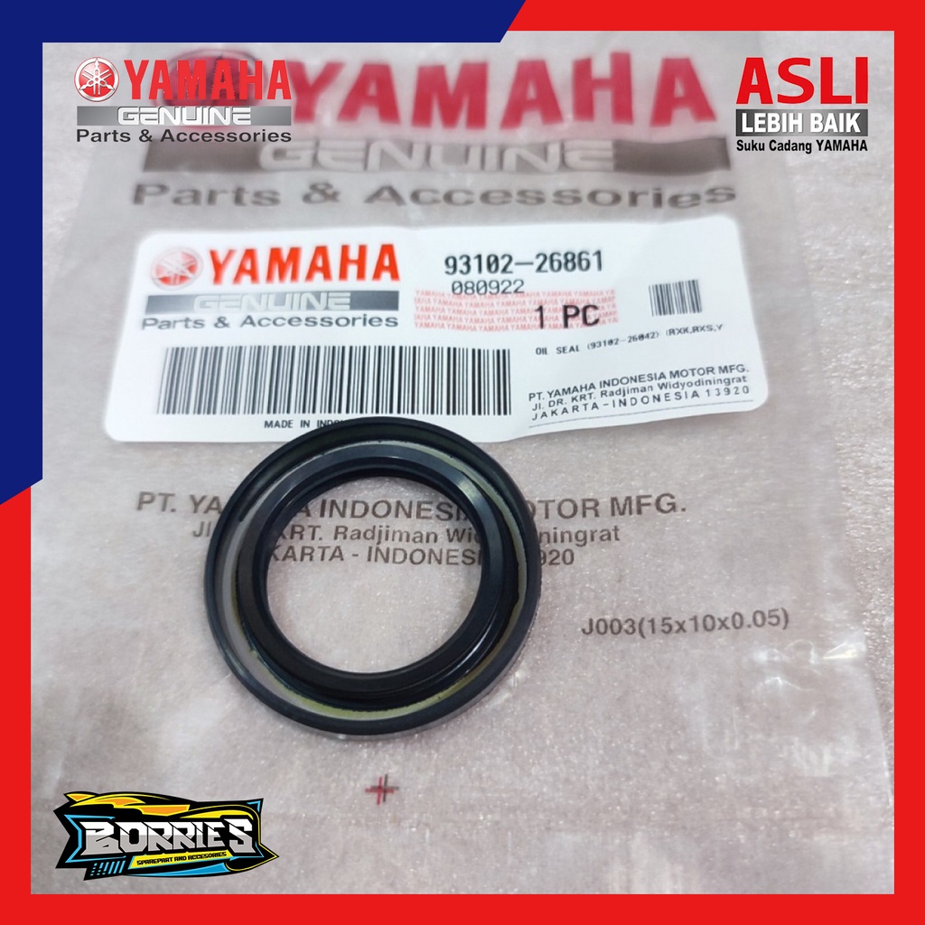 SEAL AS GEAR GIR DEPAN RX KING ASLI ORIGINAL YAMAHA YGP 93102-26861