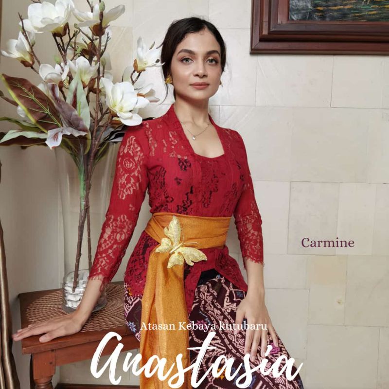 Kebaya Semi Perancis Embroidery Anastasia