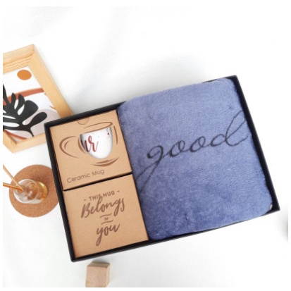

(COD) GIFT BOX PREMIUM HAMPERS WEDDING KADO NIKAHAN KADO COUPLE KADO NIKAH - Selimut Mug