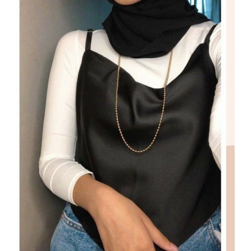 Bandana top / tangtop bandana satin silk