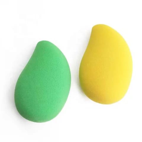 Beauty Blender Makeup Blender Sponge Puff Bentuk Mangga Super Lembut 1 PCS MALLSHOPPING