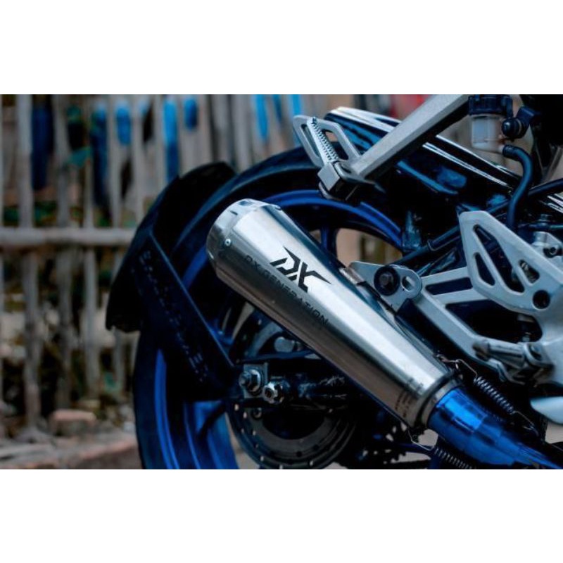 Knalpot Racing DX Generation tipe ProRace model Arrow Fullsistem CB New CBR150 GSX R15 Satria Vixion