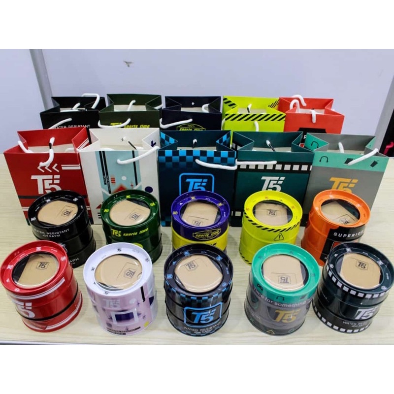 terbaru best seller jam tangan pria t5 h 3856g original chronograph stopwatch tanggal aktif garansi