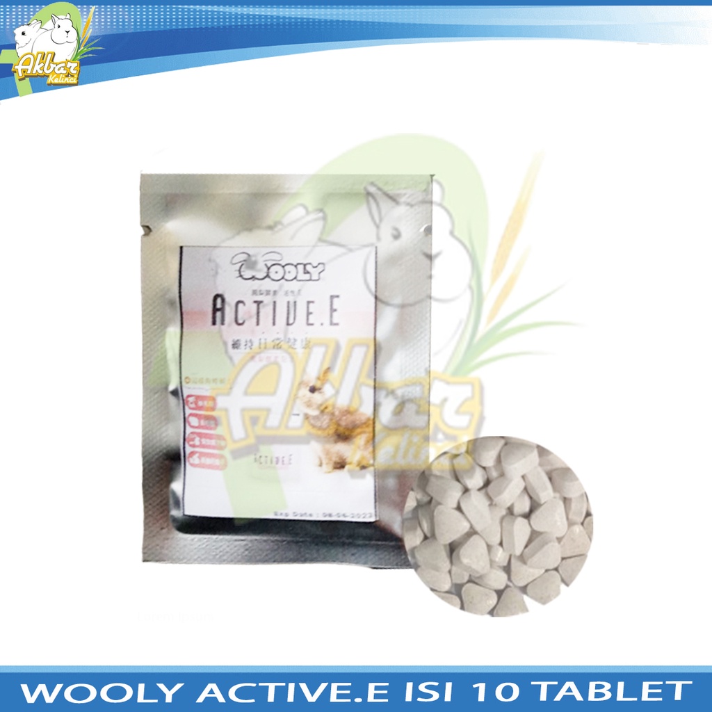 Wooly Active E Vitamin Pencernaan repack 10 pcs