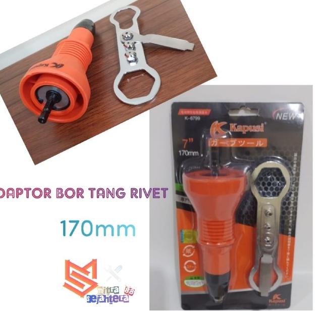 ADAPTER TANG RIVET MESIN BOR / RIVET GUN ELEKTRIK / ADAPTER KAPUSI