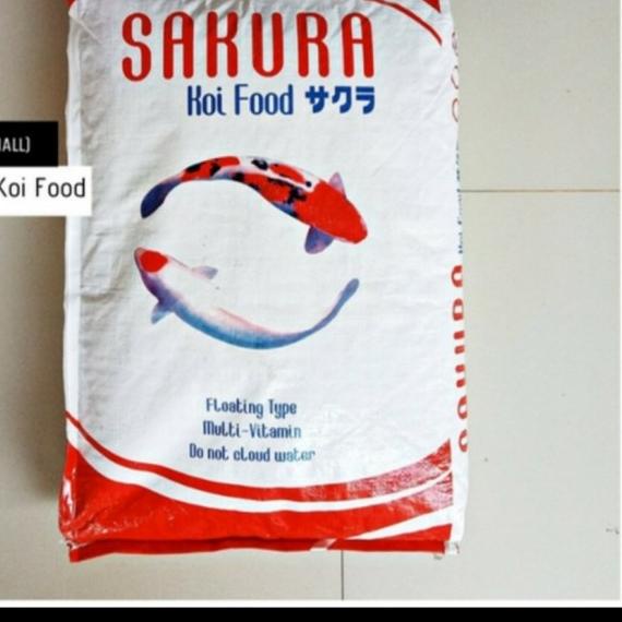 Pelet Ikan Koi Sakura 2mm 10kg Makanan Ikan Koi Apung (JNE Trucking)