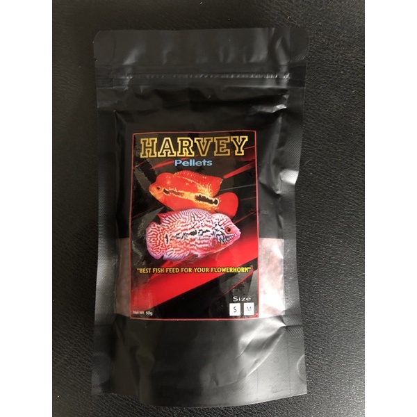 PELET IKAN LOUHAN HARVEY MERAH PEDASS HEAD BOOSTER