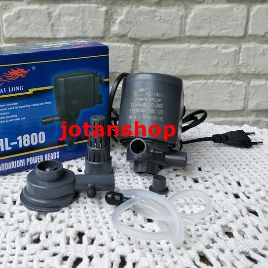 Hailong HL1800 HL 1800 Mesin Pompa Celup power head Aquarium Aquascape