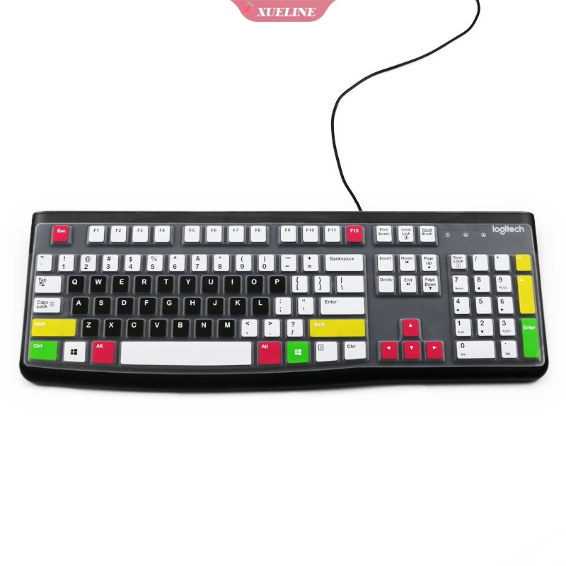 Logitech K120 MK120 Pelindung keyboard desktop Bahan Silikon Transparan ultra Tipis