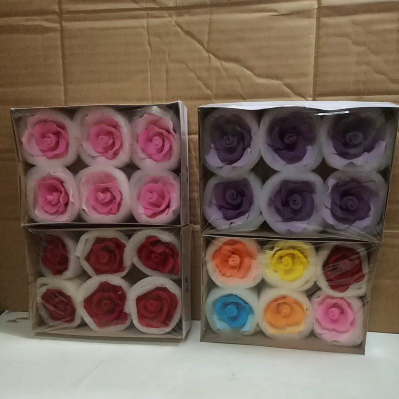 

Hiasan Kue Bunga Gumpaste Mawar isi 6 pcs