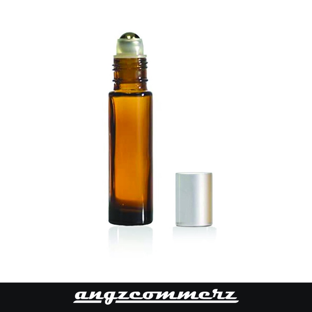 Botol Roll On Amber Tebal 10 Ml Thick Amber Roll On Bottle