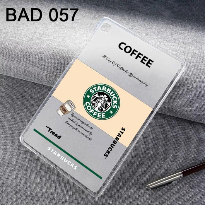 CASE MOTIF STARBUCKS SAMSUNG TAB A8 2019 T295 T290 - BD