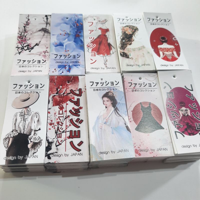

Hang Tag Baju Label Baju Hangtag Hangstag Namestag Tag Korea Label Produk Korea Import