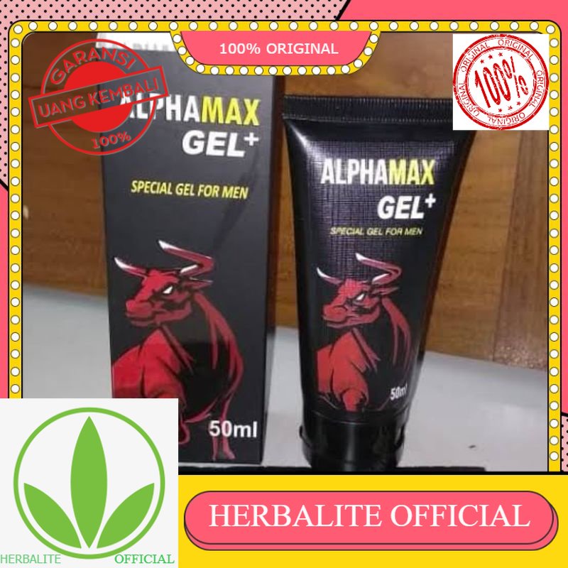 100% ORIGINAL ALPHAMAX GEL ASLI