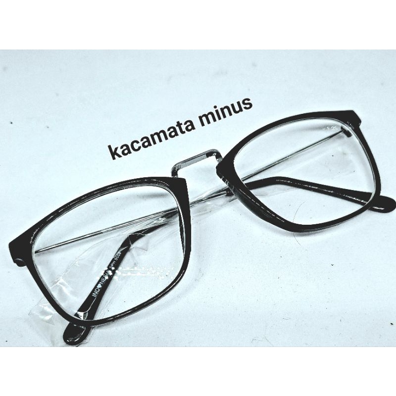 Kacamata minus rabun jauh 0.50 sd 4.00 frame kotak