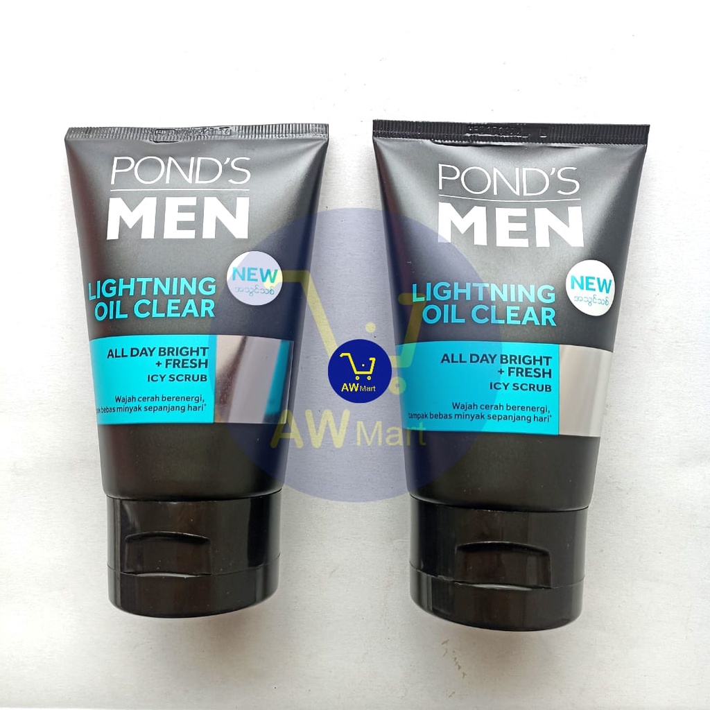 POND'S MEN LIGHTENING OIL CLEAR 100 GRAM - SABUN CUCI MUKA PONDS MEN