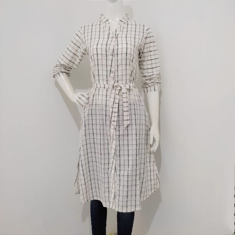 LONG TUNIK TALI ALLYZZIA BRANDED ORIGINAL MURAH LTTLALLYZ027