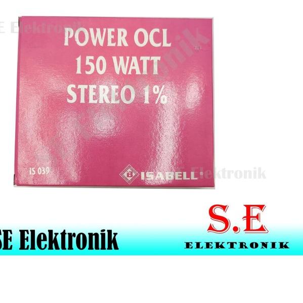 Kit power amplifier OCL 150 w stereo jengkol