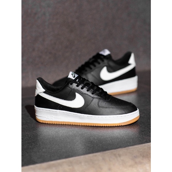 NIKE AIR FORCE 1 BLACK WHITE SOLE GUMP (ORIGINAL) | NIKE AF | AF 1 | SNEAKERS |