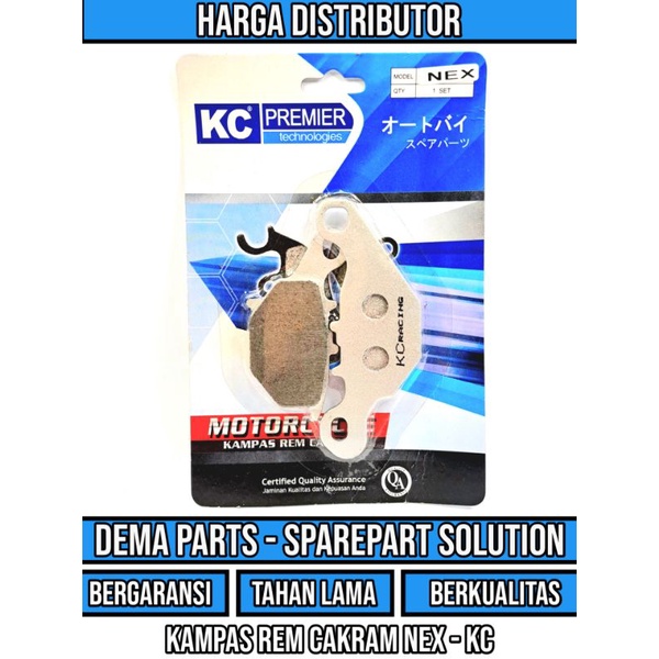 Dispad Kampas Rem Depan Cakram Nex Suzuki Sparepart Kc Suku Cadang Sepeda Motor Racing Ori Original 