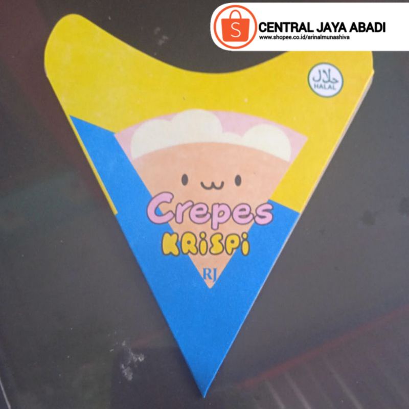 

100 LEMBAR KEMASAN CREPES PAPER CRAFT KERTAS LEKER CRISPY