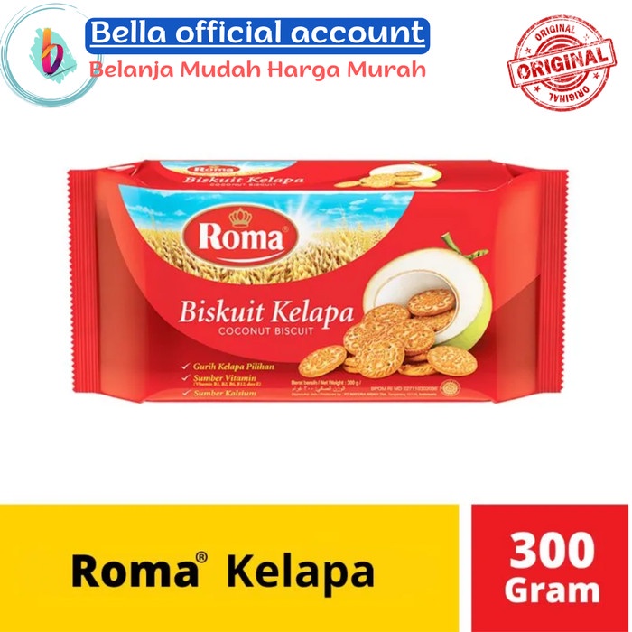 

ROMA Kelapa Biskuit 300 gr