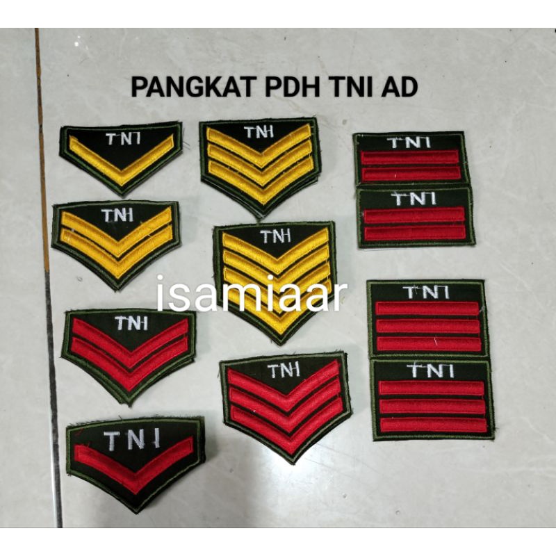 PANGKAT PDH TNI AD MULAI DARI PRADA&amp;SERMA