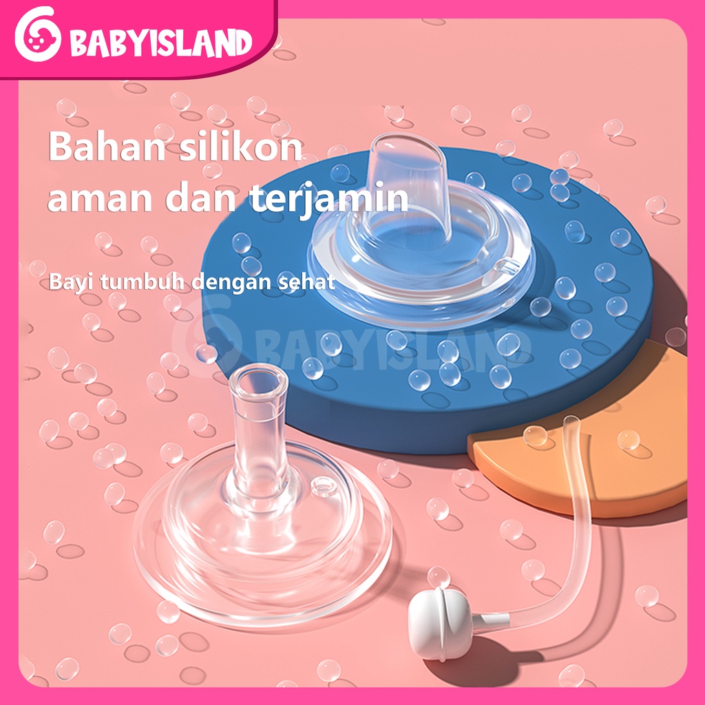 1 cangkir 3 kegunaan Botol Susu Bayi Botol Perawatan Air Cangkir Pelatihan Sippy Cup Untuk Anak-anak Bayi (0-2tahun)