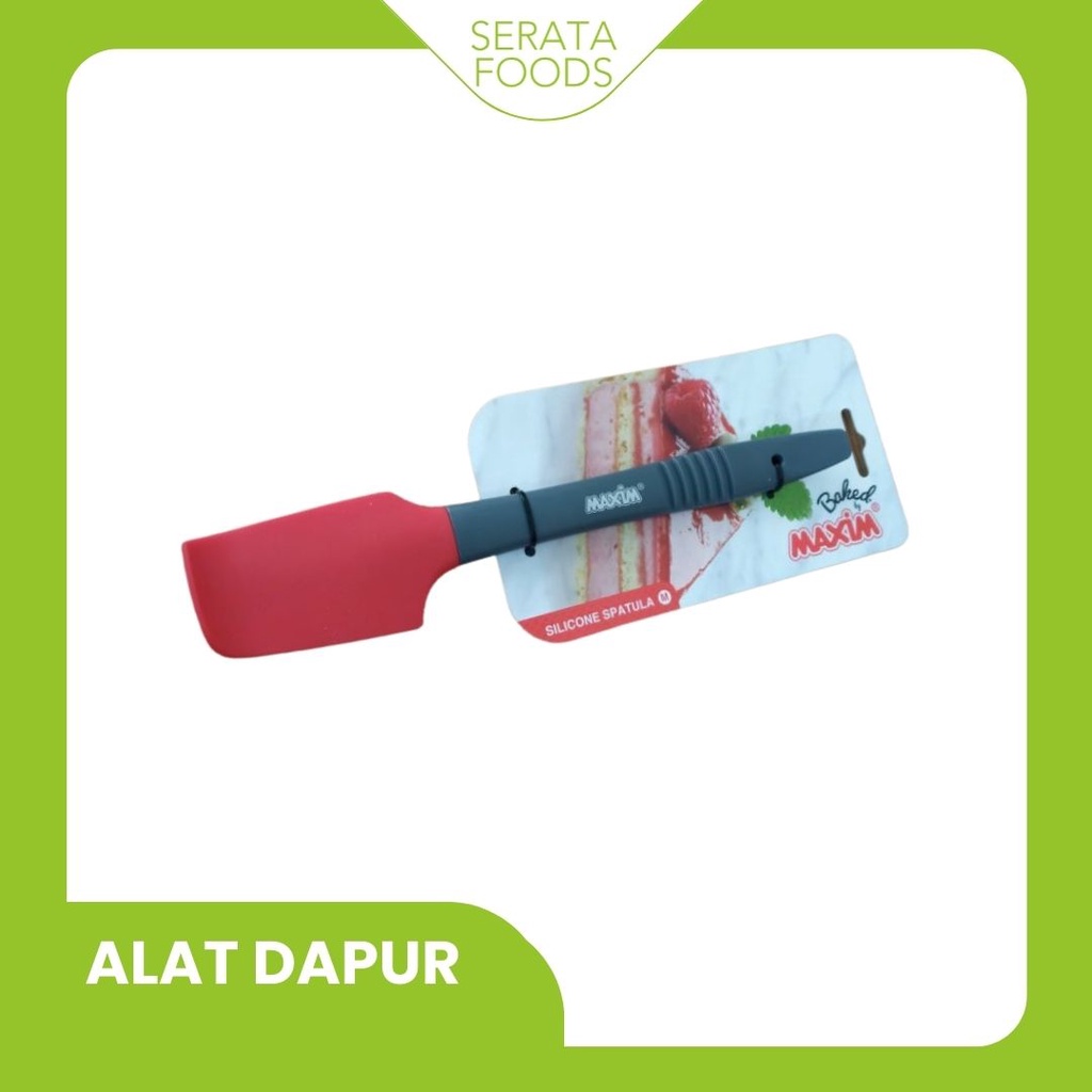 MAXIM MTSILSPAL Silicone Spatula L Sutil Silikon - Alat Masak Mpasi