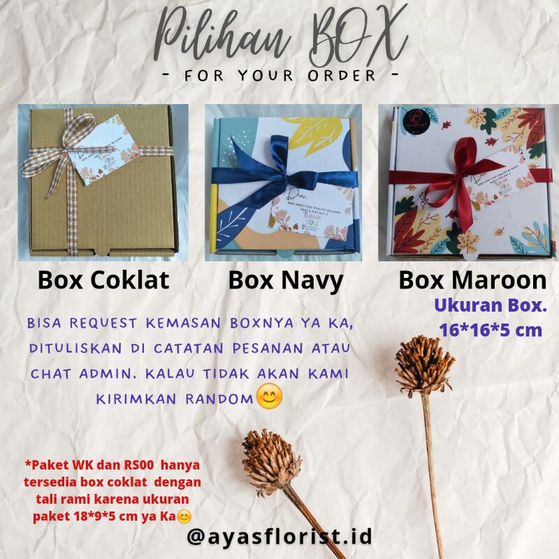 [BARU_READY STOCK!] HAMPERS KLASIK CANTIK_KADO ULANG TAHUN/ WISUDA/ HARI BAHAGIA_FREE POLAROID