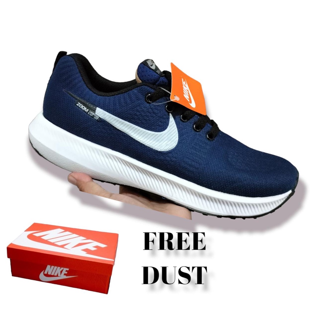 SEPATU NIKE ZOOM PRIA WANITA NAVY / SEPATU OLAHRAGA / SEPATU SNEAKERS