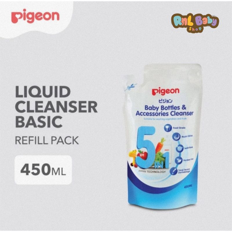 Pigeon Baby Bottles &amp; Accesories Liquid Cleanser 450 ml - Sabun Cuci Botol