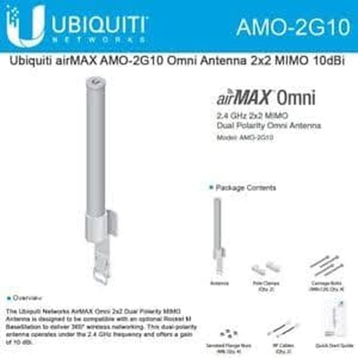 Ubiquity Antenna AIrmax 2Ghz 10dbi AMO-2G10