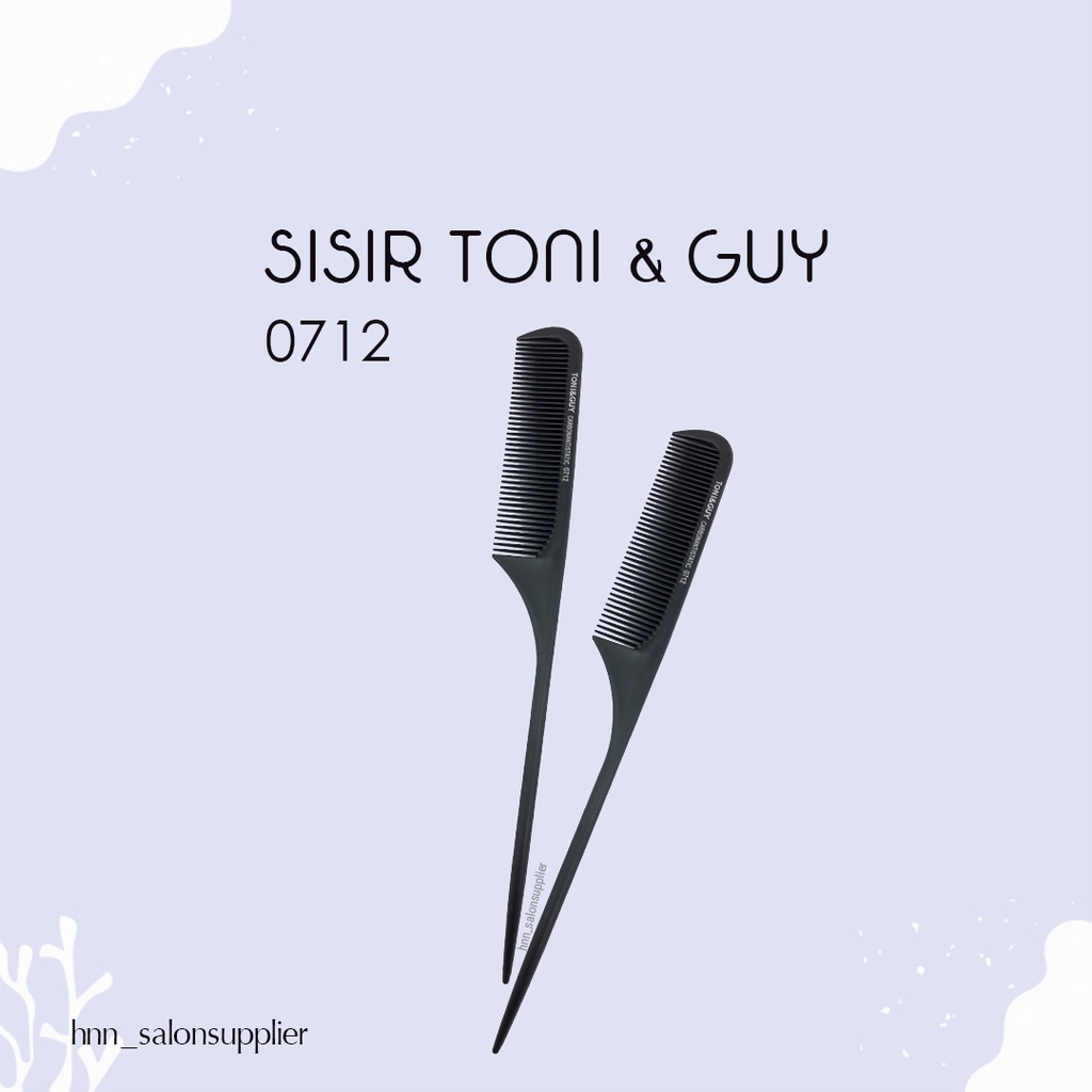 Alat Sisir Potong Rambut Salon Barbershop Barber Toni and Guy 0712 Carbon Antitastic