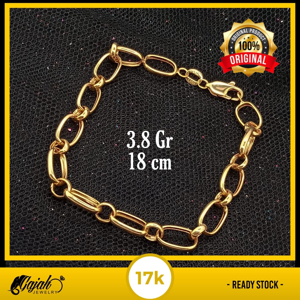 Gelang emas 17K - 3.8 gr kadar 750 - 3985