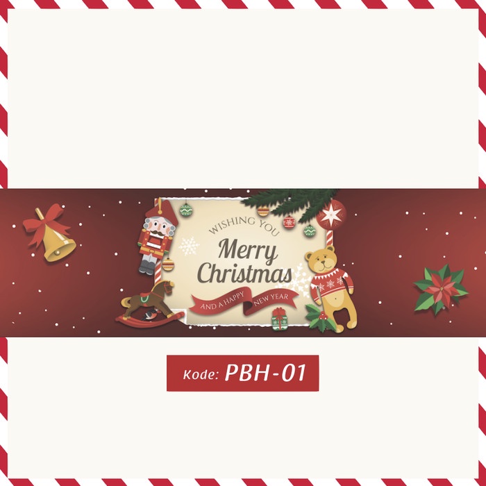 

Produk Unggulan] [Isi 50] Paper Belt Christmas/ Sabuk kemasan Tema Natal (HORIZONTAL)