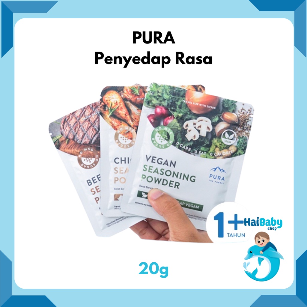 

PURA - Seasoning Powder 20g| Bumbu Penyedap Non MSG 20g