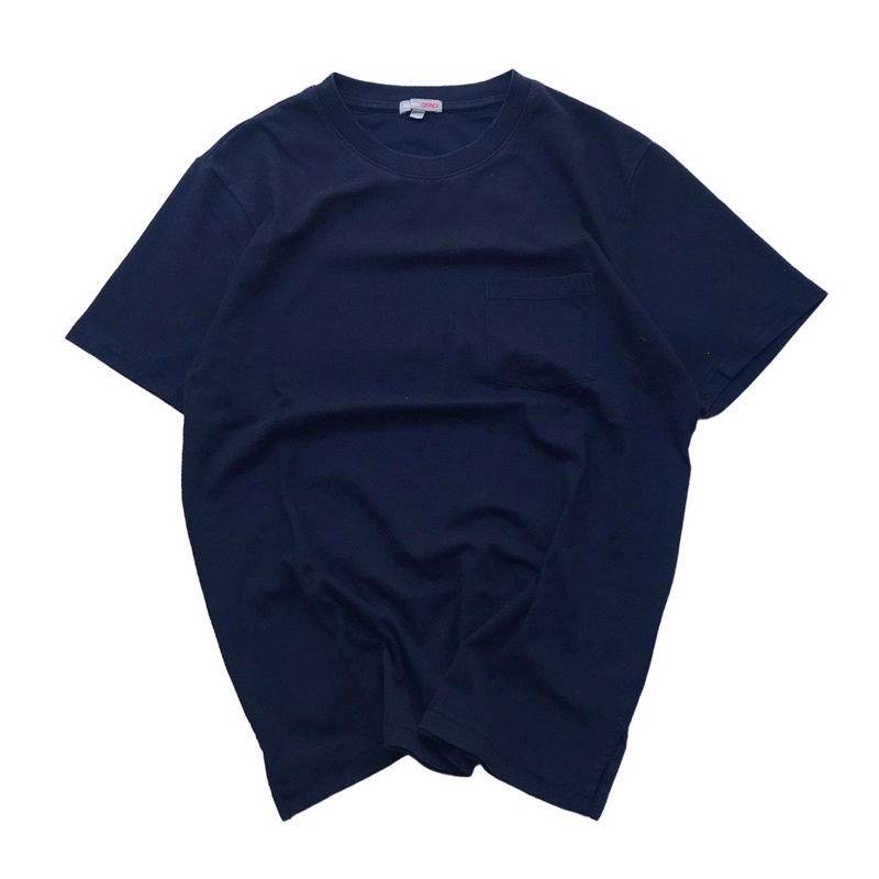 basic POCKET tee SPAO on navy