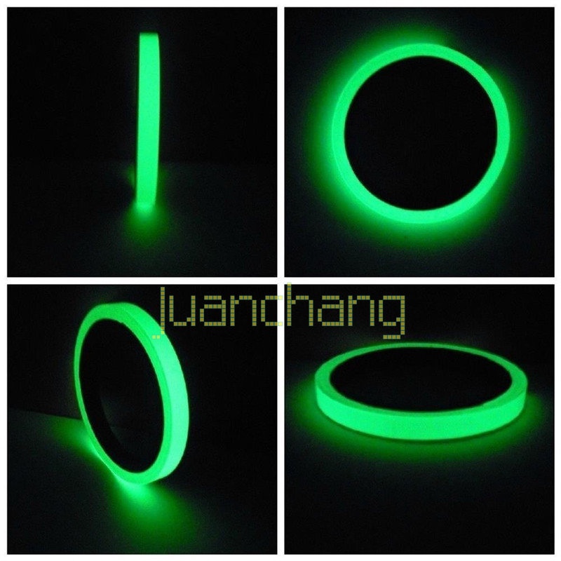 Tape Perekat Glow In The Dark Warna Hijau Gelap Untuk Dekorasi Rumah