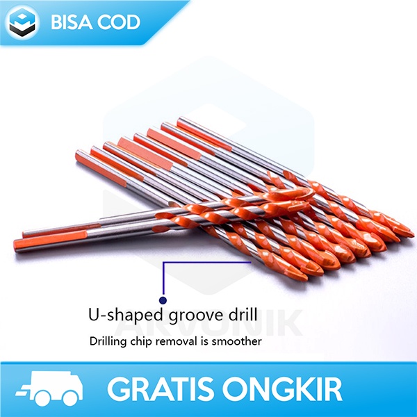 MATA BOR SET 4PCS DIAMOND DRILL BIT KERAMIK DRYWALL UKURAN BERVARIASI