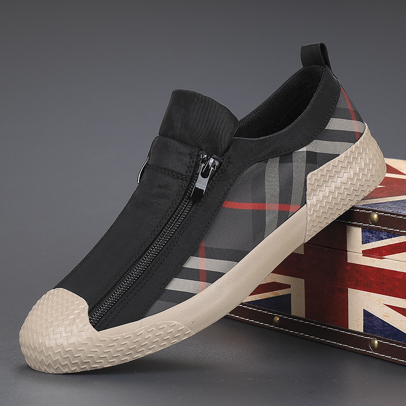 2020 Sepatu Pria   Pria  Sepatu Korea  Tren Pria LowTop Olahraga Kasual kanvas Kotak Sepatu