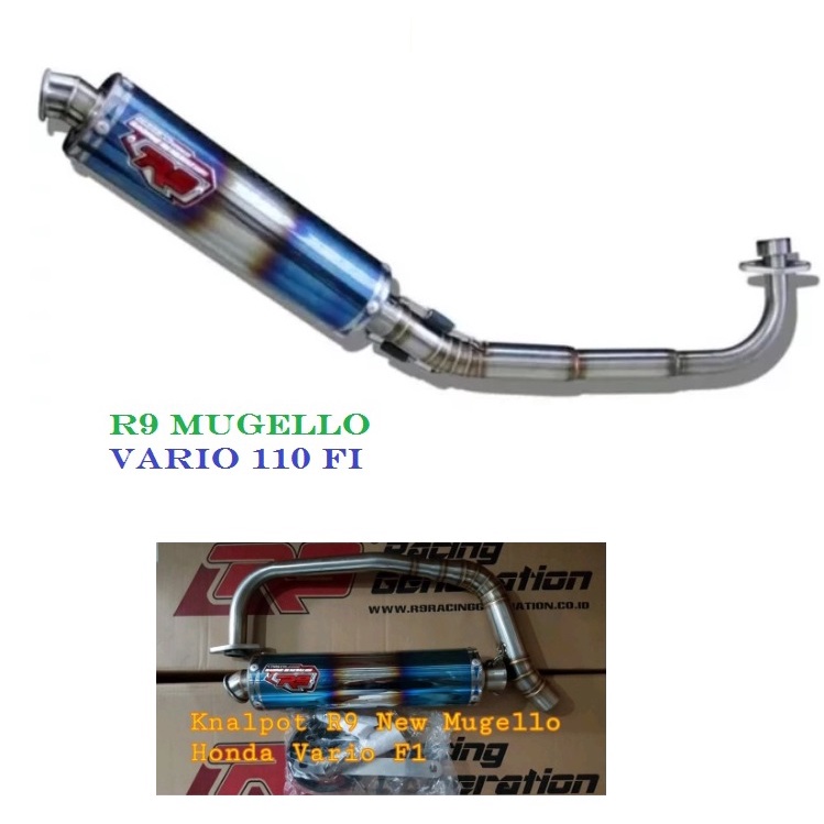 KNALPOT HONDA VARIO FI R9 NEW MUGELLO ORIGINAL