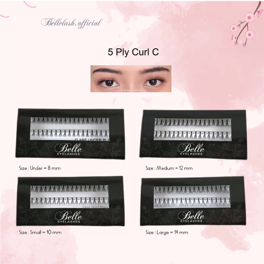 Bulu Mata Tanam Flare 5ply Eyelash Extension Eyelashes