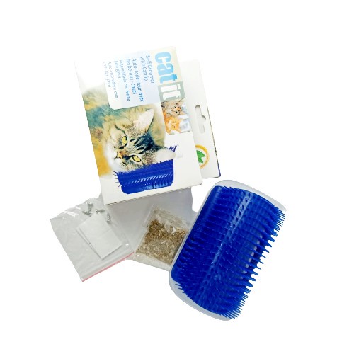 Sisir Sudut / Sisir Tempel / Softer Cat Self Groomer/ Free Catnip