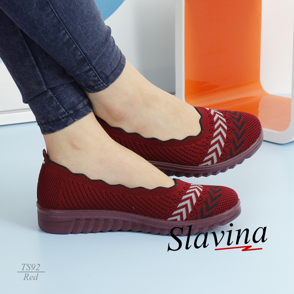 BIG SALE - Ivony Seivona - TS92 Sepatu Slip On Slavina