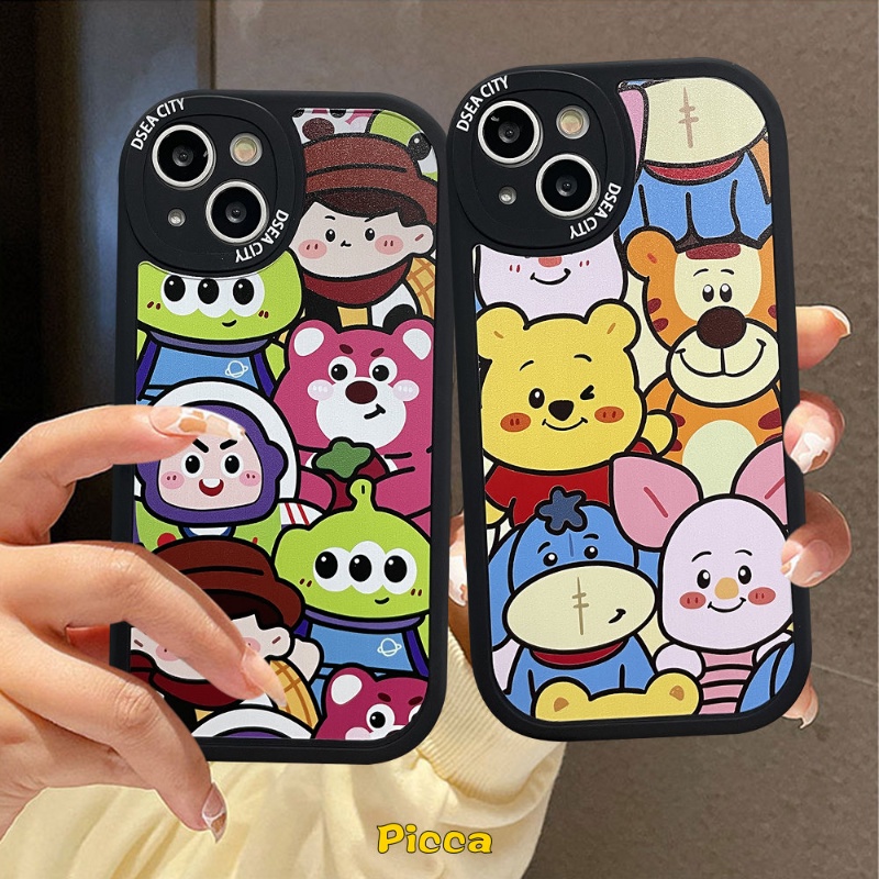 Casing Kartun Disney Buzz Lightyear Winnie Tigger VIVO Y12 Y36 Y02T Y02 Y22s Y11 V23E V25 V25E Y20 Y20i Y21 Y15 Y15s Y35 Y12i Y22 Y21s Y16 Y33s Y31 Y91C Y17 Y15A Y30 Y91 Y20s Cover