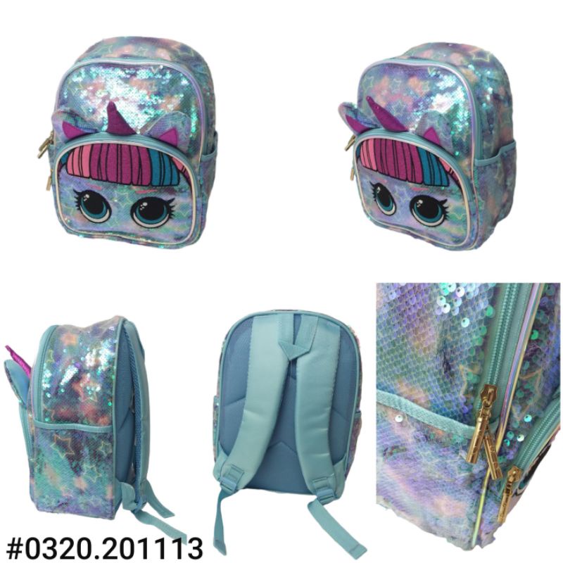 TAS USAP ANAK GLITER LOL &amp; LITLLE PONY MATA MEDIUM