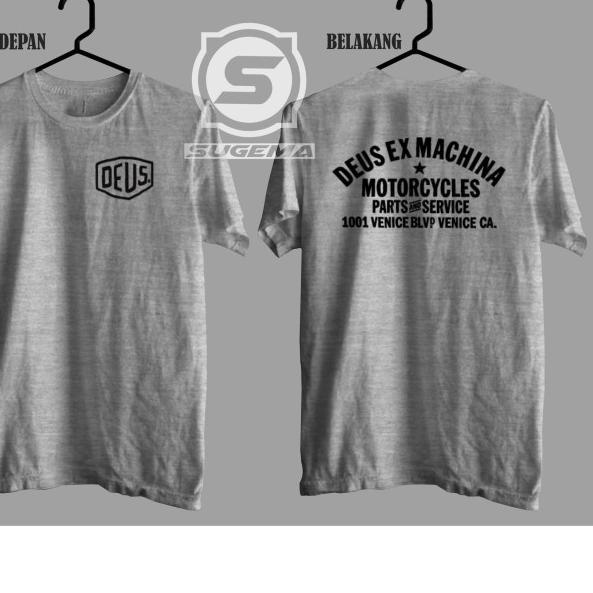 Kaos - Baju - Tshirt Deus Ex Machina 02 - Hitam, S