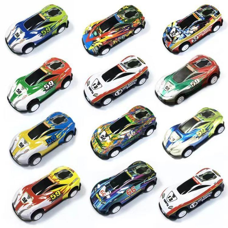 [BS PSN 100 PCS+] Mainan Anak Mobil Mini Pull Back bahan Alloy / Racing Mini Car Kids Toys Toddler Toys